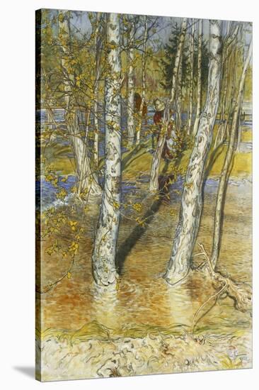 Springflood, 1902-Carl Larsson-Stretched Canvas