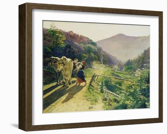 Springtime, 1862/63-Ferdinand Georg Waldmüller-Framed Giclee Print