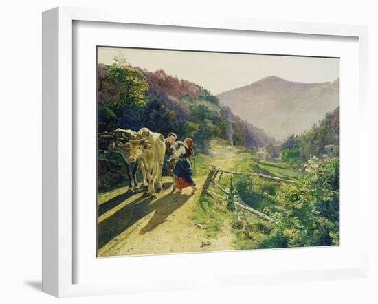 Springtime, 1862/63-Ferdinand Georg Waldmüller-Framed Giclee Print