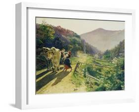 Springtime, 1862/63-Ferdinand Georg Waldmüller-Framed Giclee Print