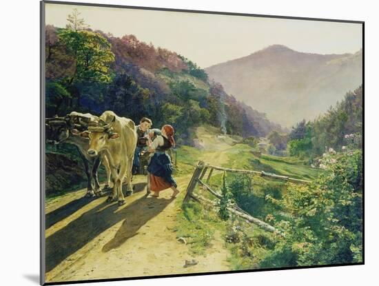 Springtime, 1862/63-Ferdinand Georg Waldmüller-Mounted Giclee Print