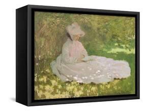 Springtime, 1872-Claude Monet-Framed Stretched Canvas