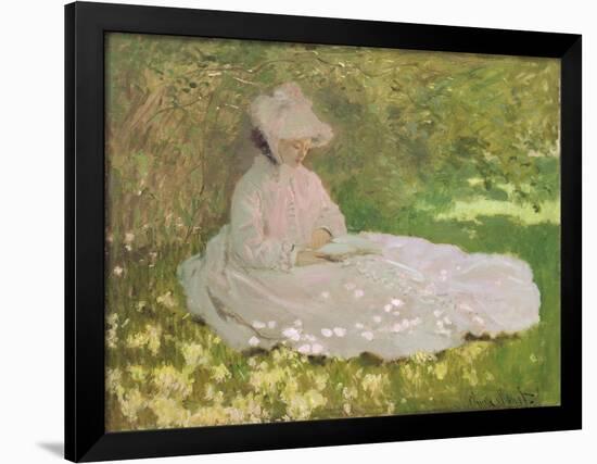 Springtime, 1872-Claude Monet-Framed Giclee Print