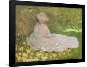 Springtime, 1872-Claude Monet-Framed Giclee Print