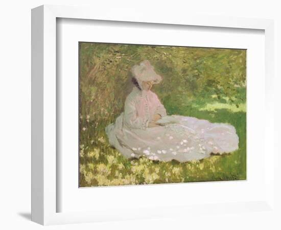 Springtime, 1872-Claude Monet-Framed Giclee Print