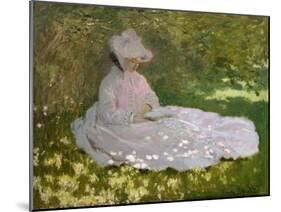 Springtime, 1872-Claude Monet-Mounted Giclee Print