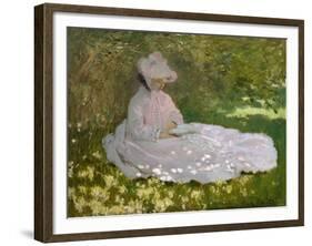 Springtime, 1872-Claude Monet-Framed Giclee Print