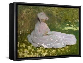 Springtime, 1872-Claude Monet-Framed Stretched Canvas