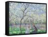 Springtime, 1886-Claude Monet-Framed Stretched Canvas