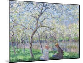 Springtime, 1886-Claude Monet-Mounted Giclee Print