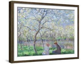 Springtime, 1886-Claude Monet-Framed Giclee Print