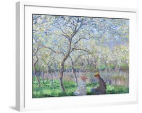 Springtime, 1886-Claude Monet-Framed Giclee Print