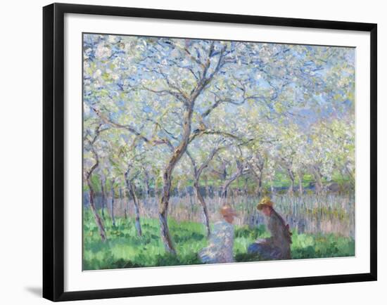 Springtime, 1886-Claude Monet-Framed Giclee Print