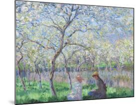 Springtime, 1886-Claude Monet-Mounted Giclee Print