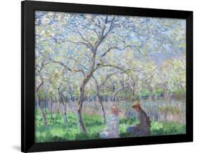 Springtime, 1886-Claude Monet-Framed Giclee Print