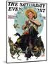 "Springtime, 1927" Saturday Evening Post Cover, April 16,1927-Norman Rockwell-Mounted Giclee Print