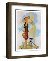 "Springtime, 1933", April 8,1933-Norman Rockwell-Framed Giclee Print