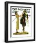 "Springtime, 1936" Saturday Evening Post Cover, April 25,1936-Norman Rockwell-Framed Giclee Print