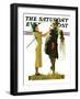 "Springtime, 1936" Saturday Evening Post Cover, April 25,1936-Norman Rockwell-Framed Premium Giclee Print