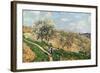 Springtime at Bougival-Alfred Sisley-Framed Giclee Print