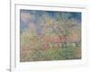 Springtime at Giverny, C.1880-Claude Monet-Framed Premium Giclee Print