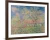 Springtime at Giverny, C.1880-Claude Monet-Framed Premium Giclee Print