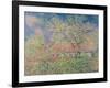 Springtime at Giverny, C.1880-Claude Monet-Framed Premium Giclee Print