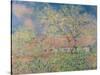 Springtime at Giverny, C.1880-Claude Monet-Stretched Canvas