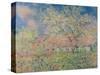 Springtime at Giverny, C.1880-Claude Monet-Stretched Canvas