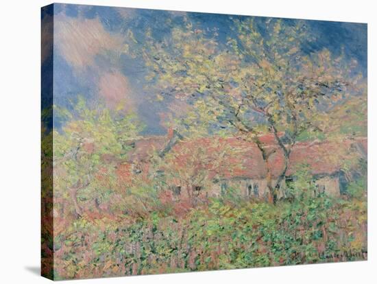 Springtime at Giverny, C.1880-Claude Monet-Stretched Canvas