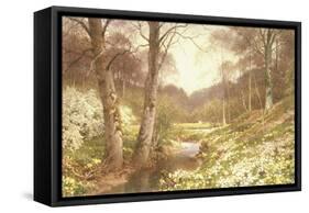 Springtime at Tillingbourne, Surrey-Harold S. Palmer-Framed Stretched Canvas