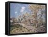 Springtime at Veneux, 1880-Eugène Boudin-Framed Stretched Canvas