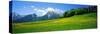 Springtime Bavarian Alps Germany-null-Stretched Canvas