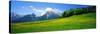 Springtime Bavarian Alps Germany-null-Stretched Canvas