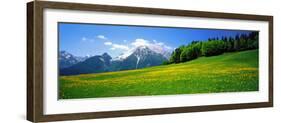 Springtime Bavarian Alps Germany-null-Framed Photographic Print