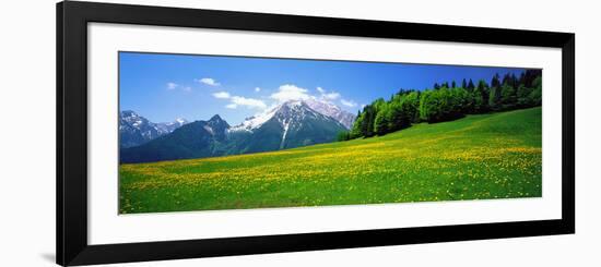 Springtime Bavarian Alps Germany-null-Framed Photographic Print