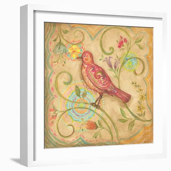 Springtime Birds IV-Kate McRostie-Framed Art Print