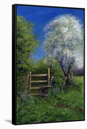 Springtime by the Stile, 2013-Anthony Rule-Framed Stretched Canvas