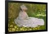 Springtime. Date/Period: 1872. Oil paintings. Oil on canvas Oil on canvas. Height: 50 mm (1.96 i...-Claude Monet-Framed Poster