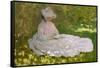 Springtime. Date/Period: 1872. Oil paintings. Oil on canvas Oil on canvas. Height: 50 mm (1.96 i...-Claude Monet-Framed Stretched Canvas