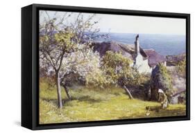 Springtime, Devon-John White-Framed Stretched Canvas