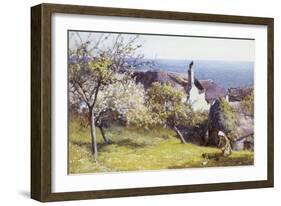 Springtime, Devon-John White-Framed Giclee Print