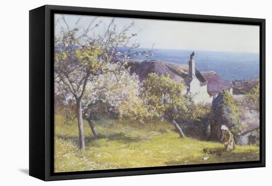 Springtime, Devon-John White-Framed Stretched Canvas