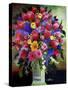 Springtime Flowers 1-Bonnie B Cook-Stretched Canvas