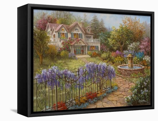 Springtime Hideaway-Nicky Boehme-Framed Stretched Canvas