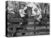 Springtime in Clarksville, with Two Kids and Their Pet Horse-Yale Joel-Stretched Canvas