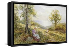 Springtime in Dorset-Ernest Walbourn-Framed Stretched Canvas