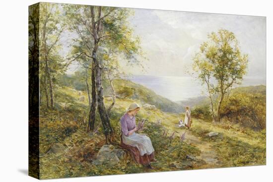 Springtime in Dorset-Ernest Walbourn-Stretched Canvas