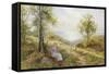 Springtime in Dorset-Ernest Walbourn-Framed Stretched Canvas