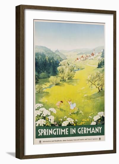 Springtime in Germany Poster-Dettmar Nettelhorst-Framed Giclee Print